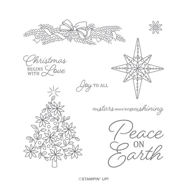 Shine Bright BUNDLE Stamps and Dies Retired Stampin' Up! - Image 2