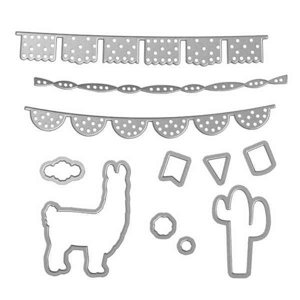 Birthday Fiesta BUNDLE (Stamps and Dies) Retired Stampin' Up! NEW - Image 2