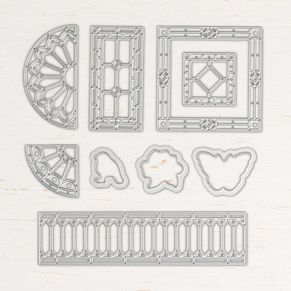 Painted Glass Bundle (Stamps and Dies) Retired Stampin' Up! - Image 2