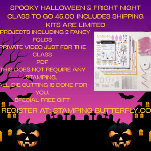 Spooky Halloween/Fright Night Class To Go Preorder